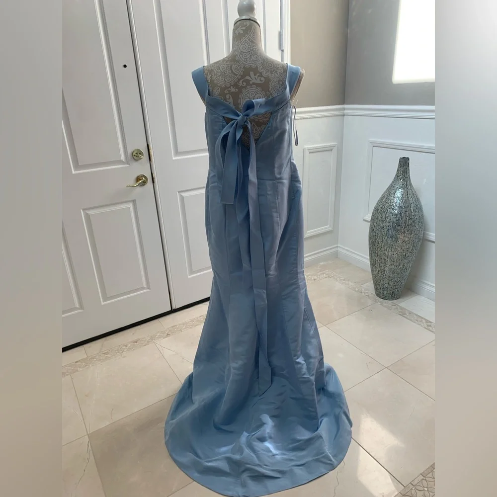 oscar de la renta blue dress Oscar de la Renta Silk Faille Cobalt Party Dress – Instant Filters 2